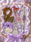 Premium Rakhi Gift Hamper for Sister | Bangles, Lip Gloss, Scrunchies & Designer Rakhi
