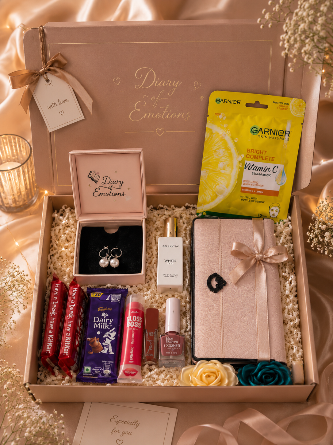Diary of Emotions – Luxury Self Care & Jewellery Hamper