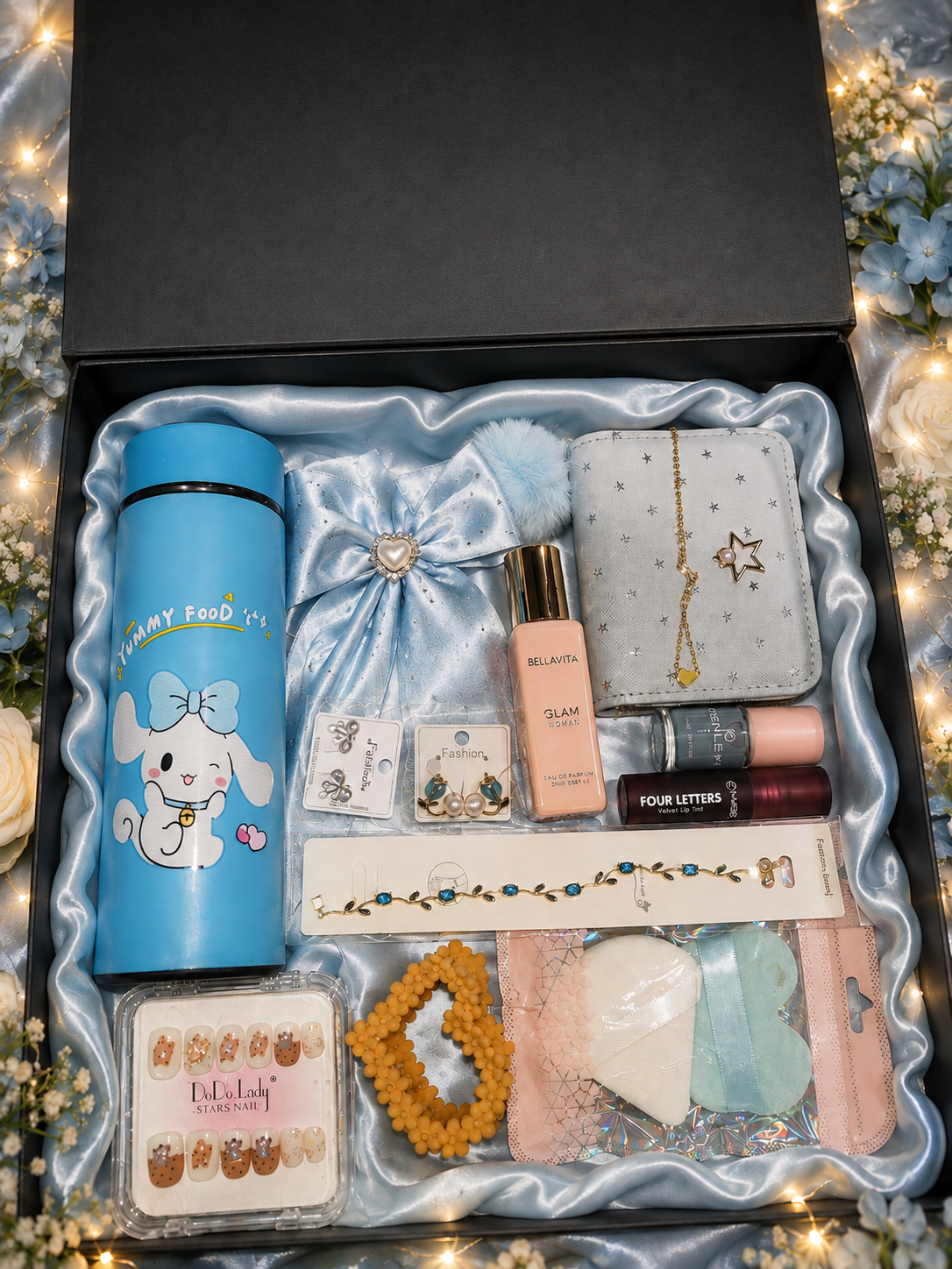 Baby Blue Luxury Gift Hamper for Her | Premium Women’s Gift Box