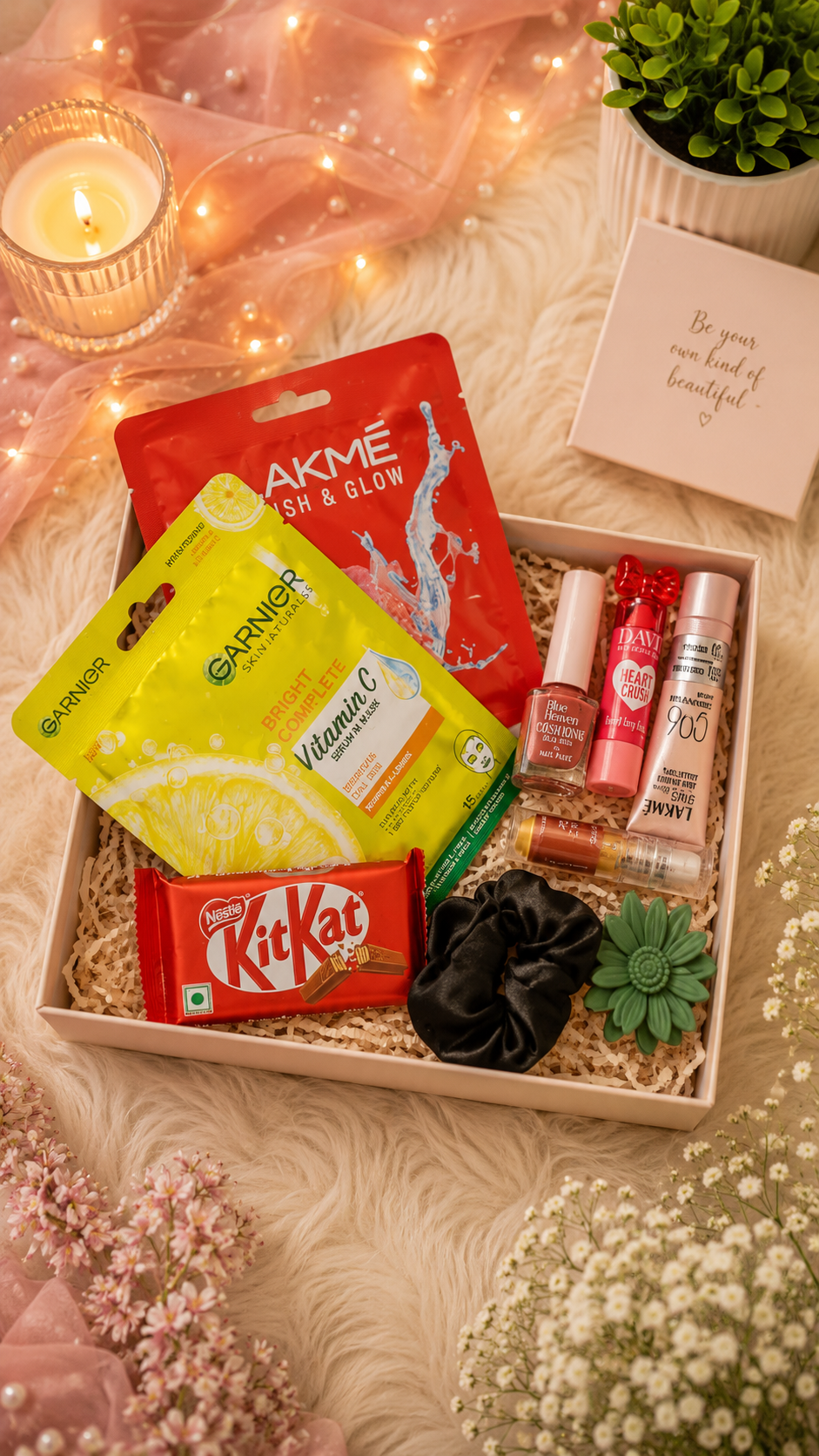 Glow Bliss Self-Care Hamper | Beauty & Chocolate Gift Box