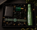 Urban Luxe Men's Gift Hamper – Watch, Wallet, Sunglasses, Perfume, Belt & Bottle Set