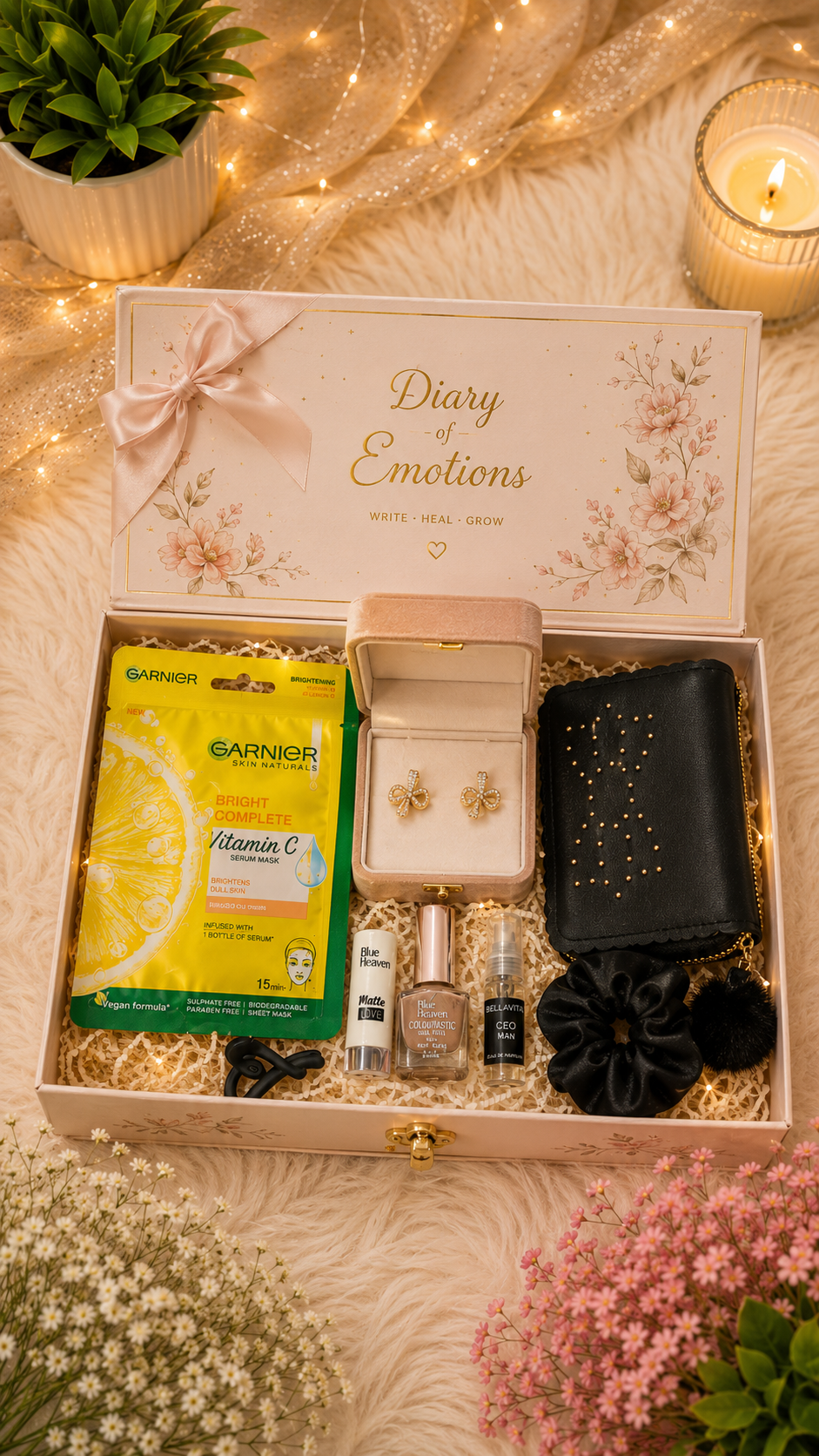 Diary of Emotions Self-Care Hamper | Luxury Beauty Gift Box