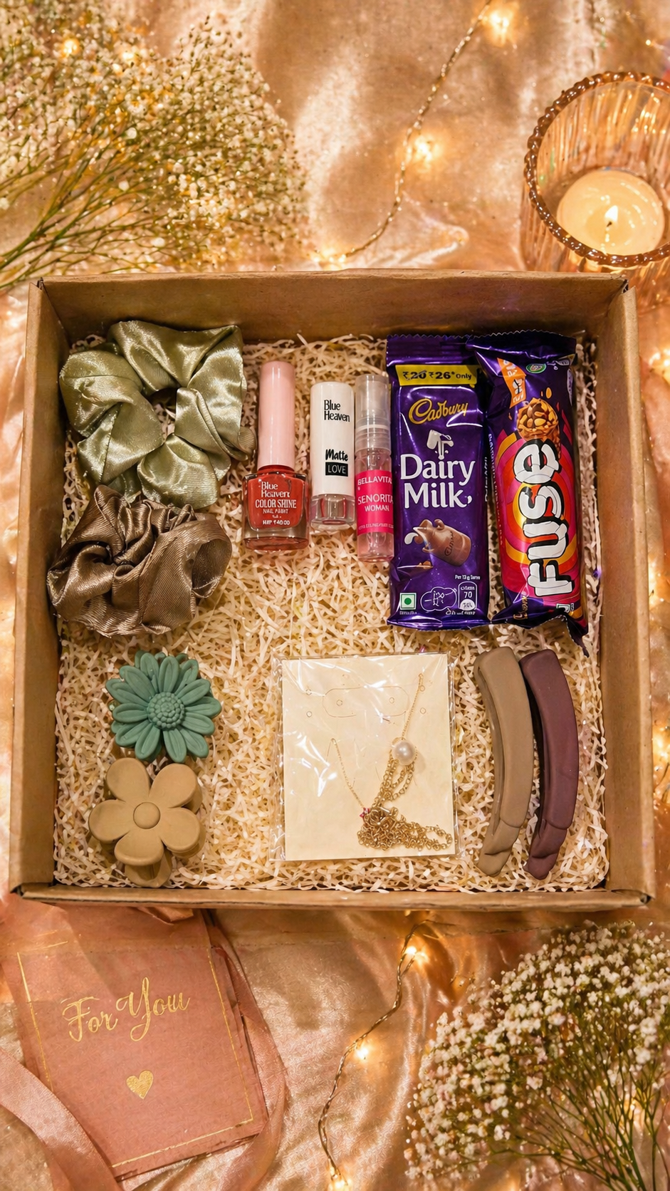 Self Care Gift Hamper for Her | Beauty & Accessories Combo