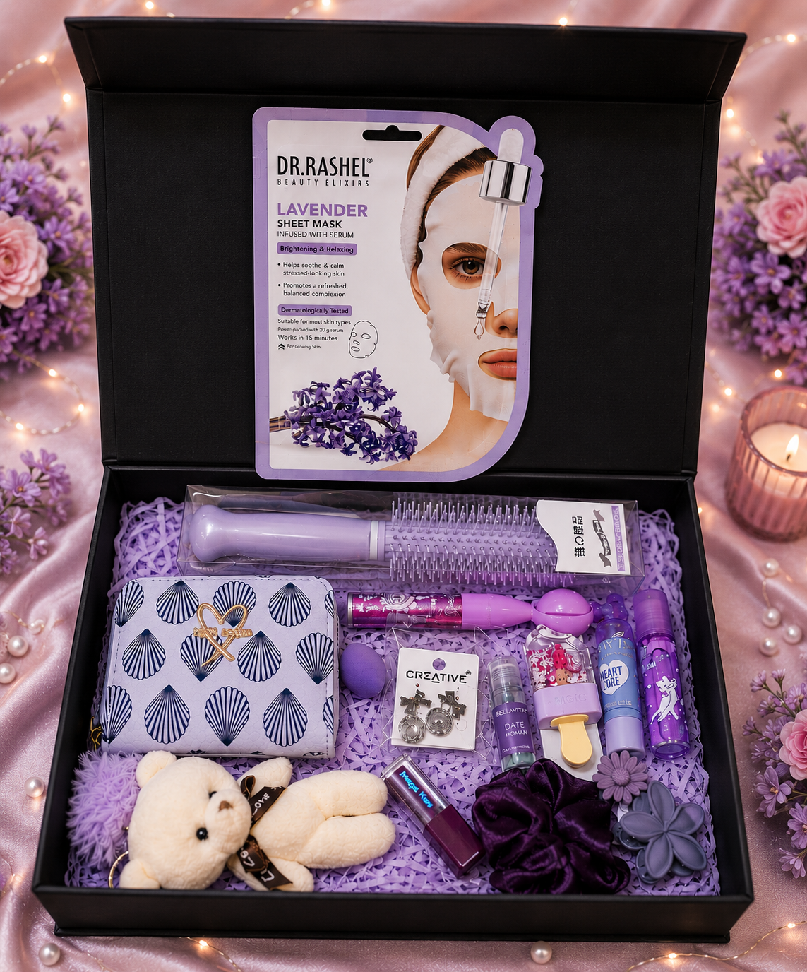Lavender Bliss Self-Care Hamper | Beauty & Accessories Gift Box